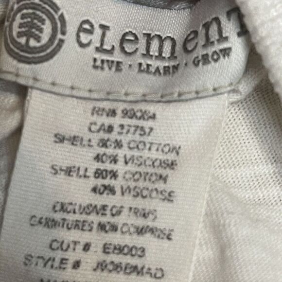 Element Y2K Halter Top Whit Lace Trim Floral Bird Size Medium - Picture 9 of 10